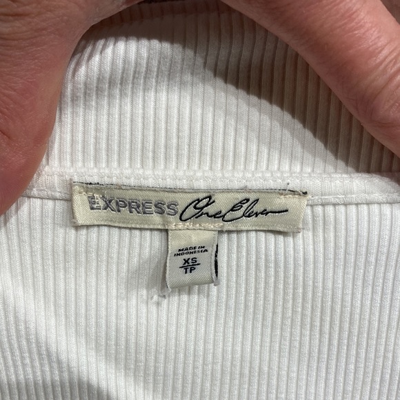 Express One Eleven White Tank Top size XS - Picture 4 of 5